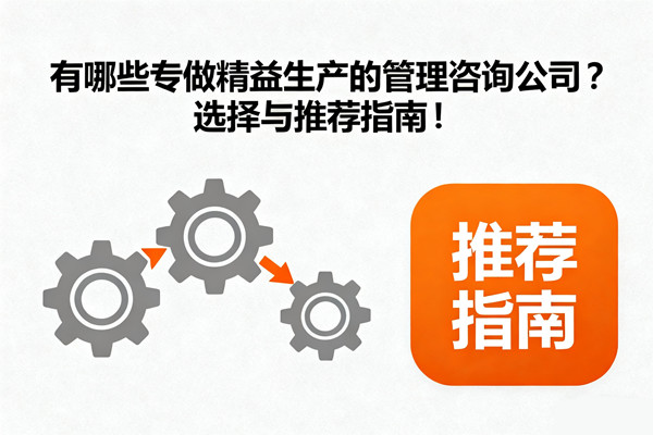 有哪些專做精益生產的管理咨詢公司?選擇與推薦指南! 有哪些專做精益生產的管理咨詢公司?選擇與推薦指南!